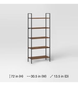 Book Shelving 72” Loring 5 Shelf Ladder bookshelf Target Threshold