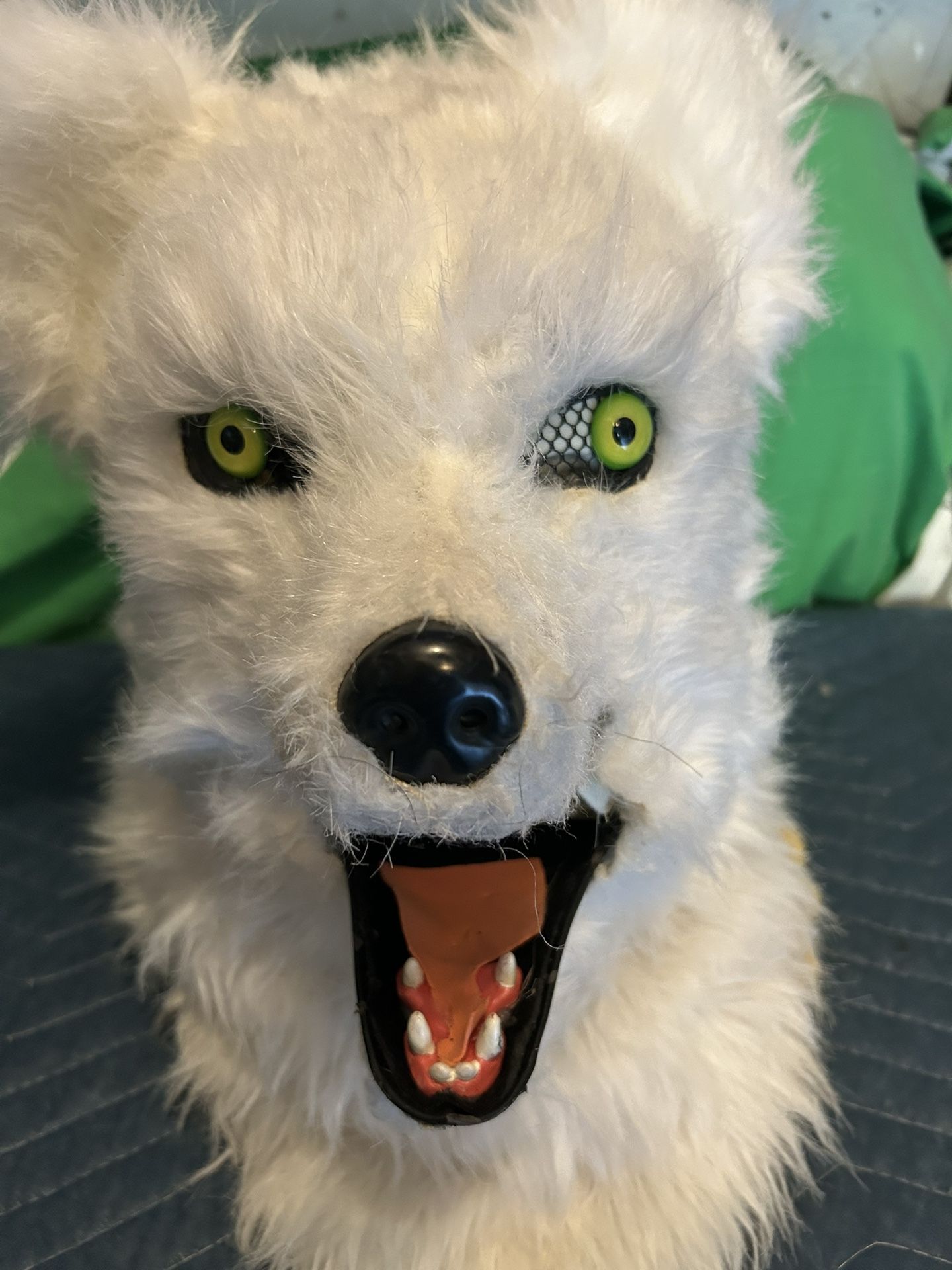 Realistic Furry Dog Head Mask