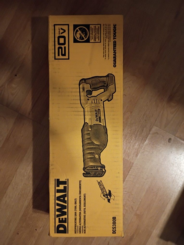 NEW in Box: DEWALT 20V MAX Reciprocating Saw (DCS380B) - Tool Only 💥