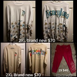 2X Disneyland Clothing 