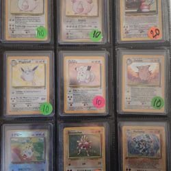Pokemon Cards Vintage An Some Modern