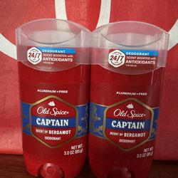 Old Spice Captain Deodorant Scent of Bergamot