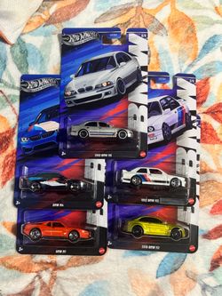 Hot Wheels BMW Silver Series Complete Set of 5