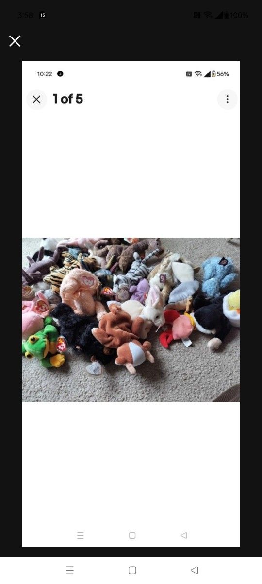 25 Plush TY Beanie Babies $3 Per Beanie Random Is Still Available