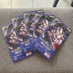 NEW One Piece Trading Card Game The Azure Sea's Seven Booster Pack (ENGLISH, 12 Cards)