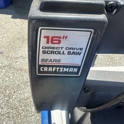 Craftsman 16" Direct Drive Scroll Saw
