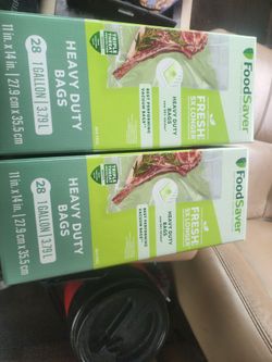 FoodSaver Heavy Duty 1-Gallon Vacuum Bags 2-Pack