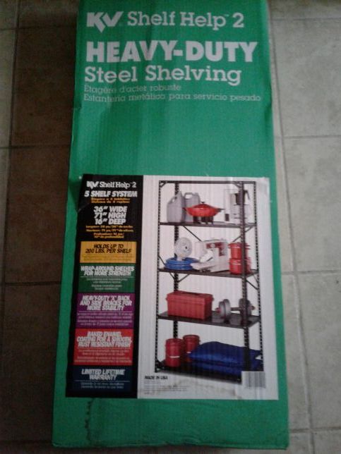 KV Shelf Help 2 Heavey Duty Steel Shelving