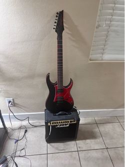 Ibanez grg131gx with marshal mg15gr