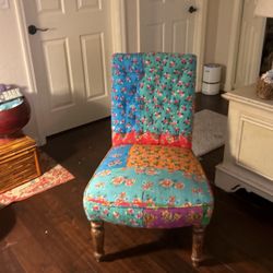 Quilt Chair, Unique, Colorful