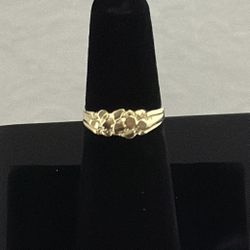 10k Nugget Ring