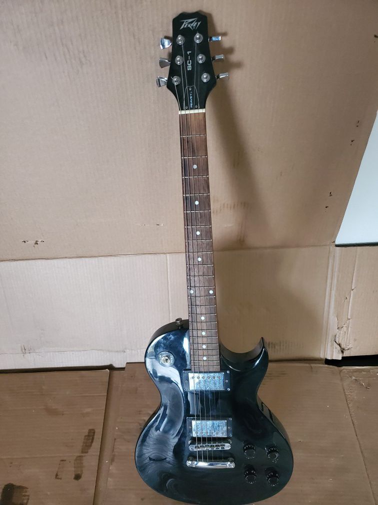 Peavey SC-1 Single Cut Electric Guitar Black