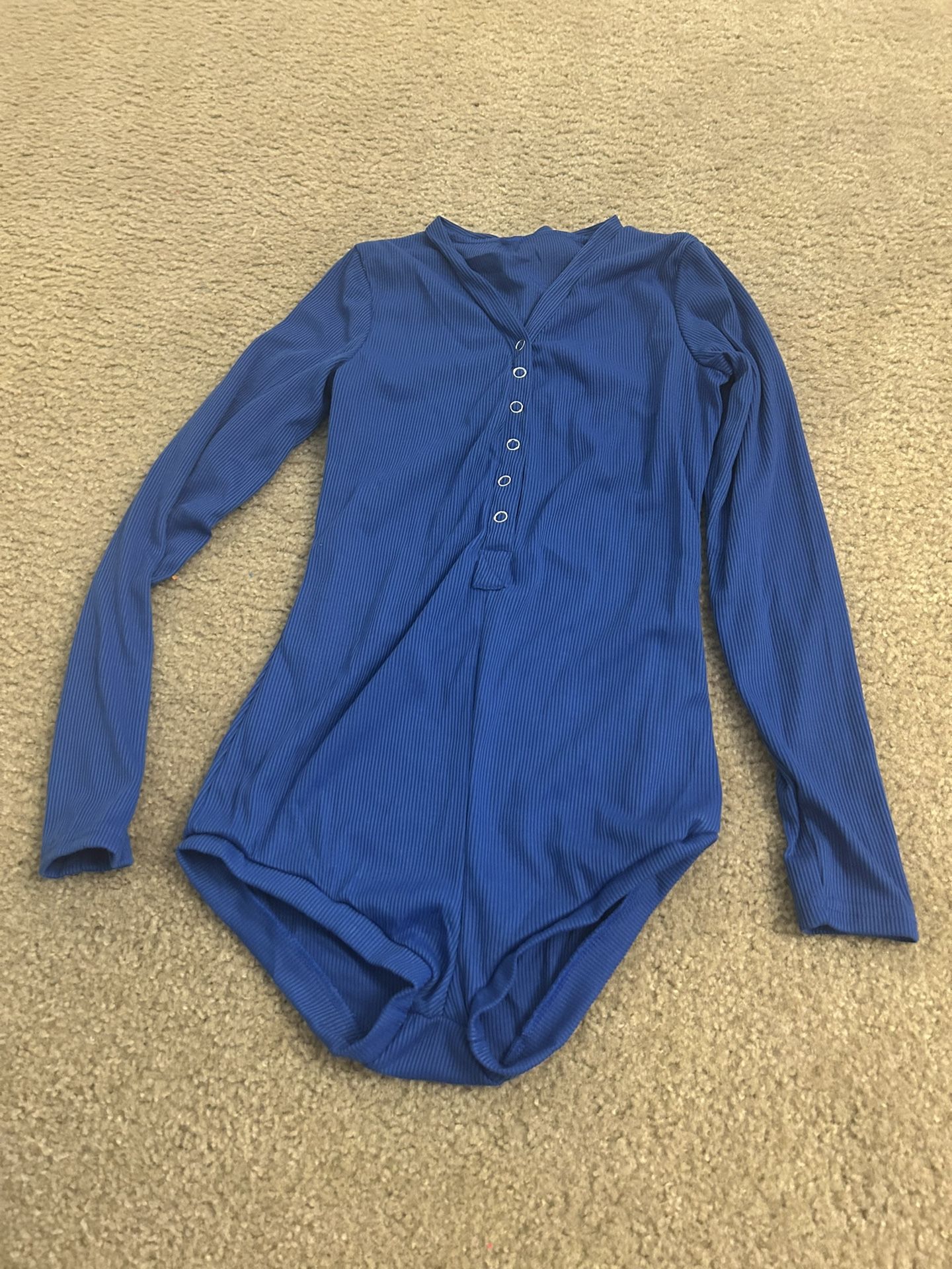 Size Medium Body Suit Woman Blue