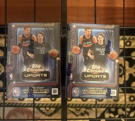NBA Topps Chrome Update Series Basketball Cards Blaster Boxes