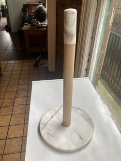 Marble Paper Towel Holder
