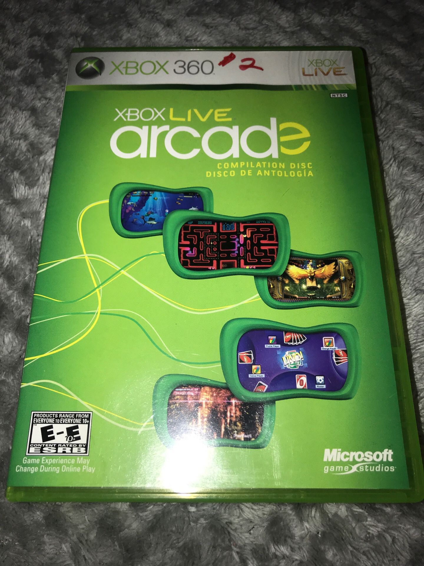 Xbox 360 Live Arcade CD Disk