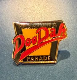 Vintage Pasadena Doo Dah Parade Twisted Sister of Rose Parade Pin