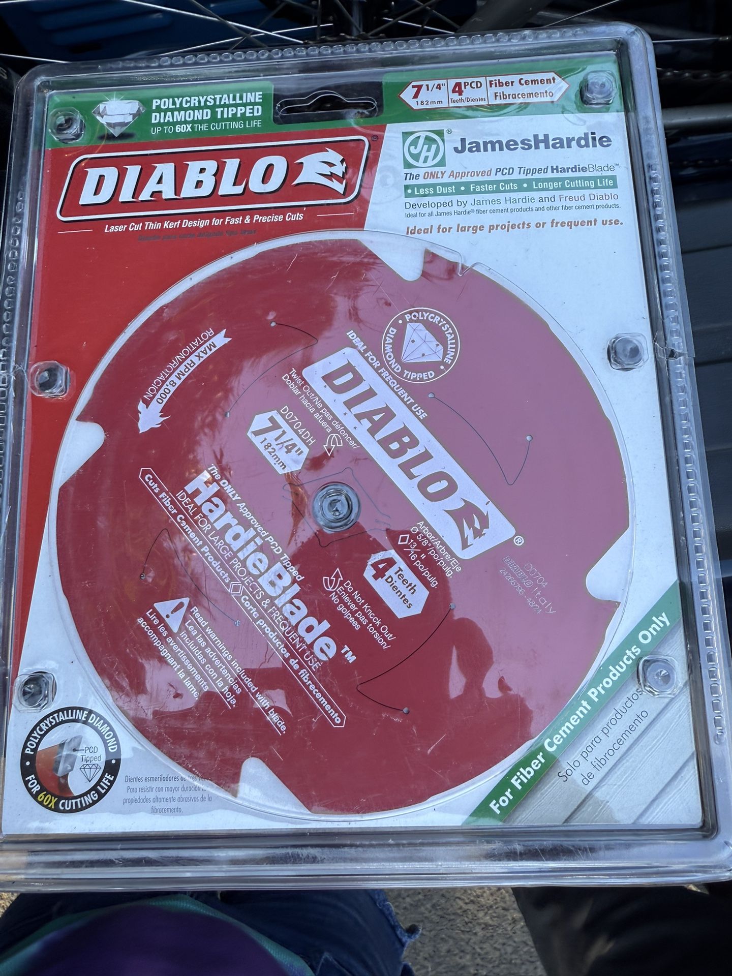 DIABLO  7 1/4 HARDIE BLADE