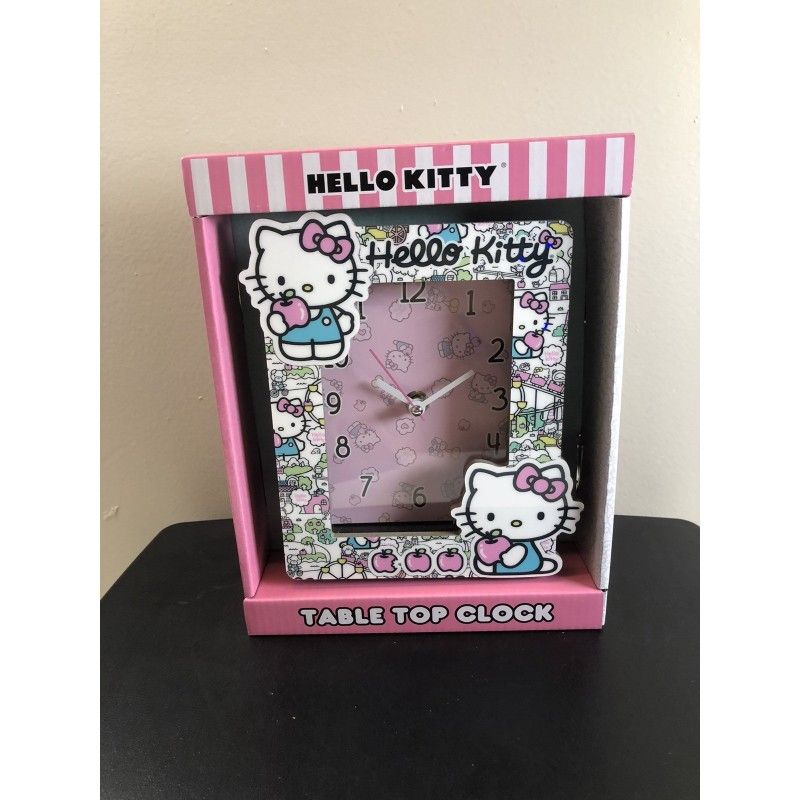 🎀 Sanrio Hello Kitty Tabletop Clock – Pink Desk / Nightstand Décor
Brand New in Box | Official Sanrio