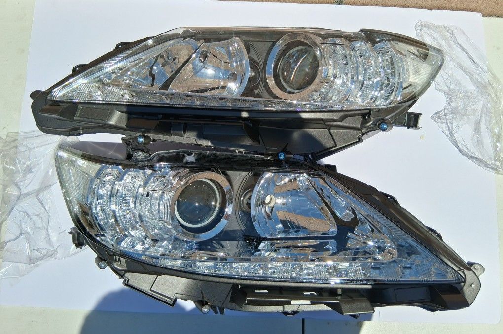 2013-2015 LEXUS ES300H/ES350 LED HEADLIGHTS FAROS CALAVERAS MICAS LUCES