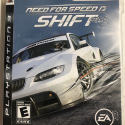 PS3 need for speed Shift Video Game