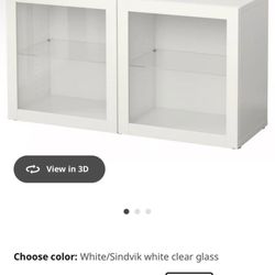 IKEA Besta shelf And 2 Hanging Ledges