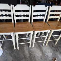 4 Counter Top Dining Chairs