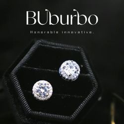 Silver Diamond Earrings