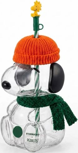 Starbucks X Snoopy Glass Cup