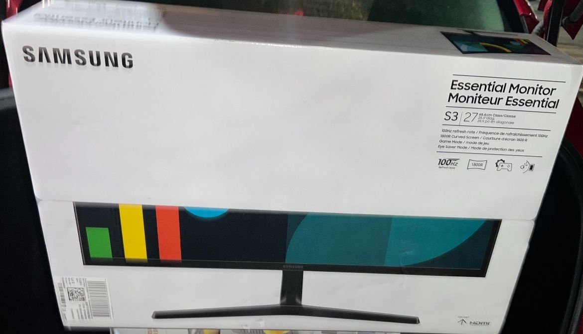 Samsung 27” Curve Monitor Brand New