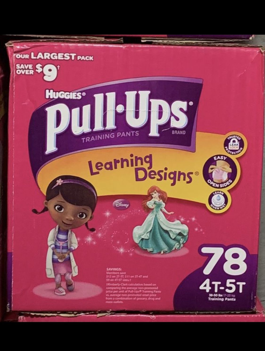 4t-5t Huggies Pull-ups 78 count