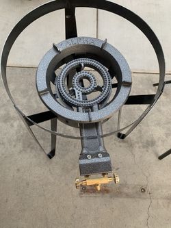 High pressure burner and stand! Includes hose and regulator