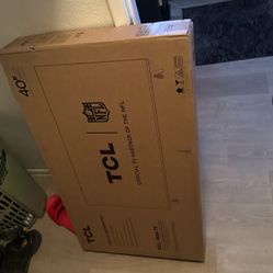 Unopened 40’ TCL Roku TV
