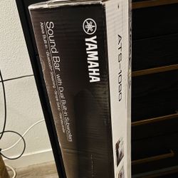 Yamaha ATS-1090 2.1 Channel Soundbar System w/ Built-in Dual Subwoofers – Bluetooth, HDMI ARC, Clear Voice