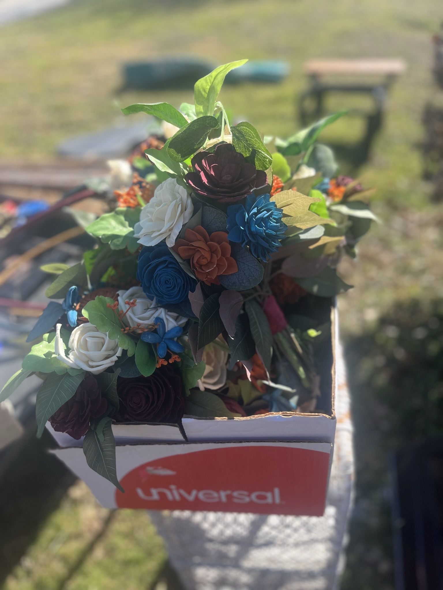 Wooden Wedding Bouquets