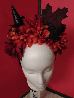 Headband Hand Design Witch Corona Floral
