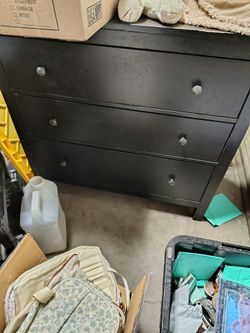 Ikea Hemmes Wood Dresser 3 Drawers