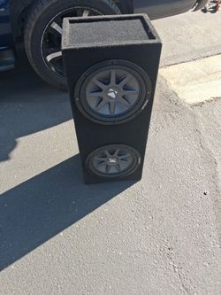 2× 12 in kicker sub woofers