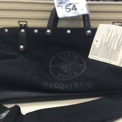 Klein Deluxe Black Canvas Tool Bag