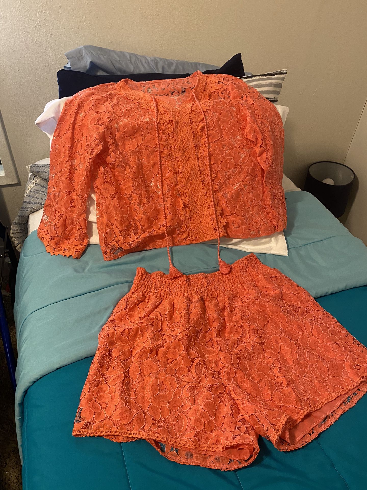 Women’s Short Skirt And Top Set
