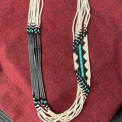 Beaded Basket Necklace