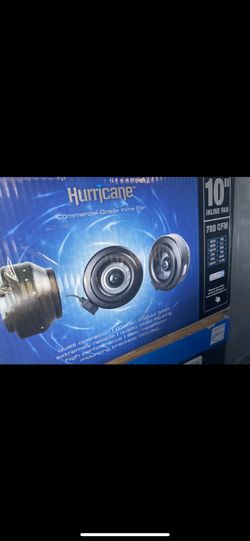 Hurricane 10’ Commercial Grad In Line Fan 