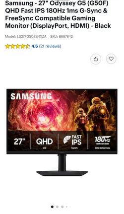 Monitor with PS5