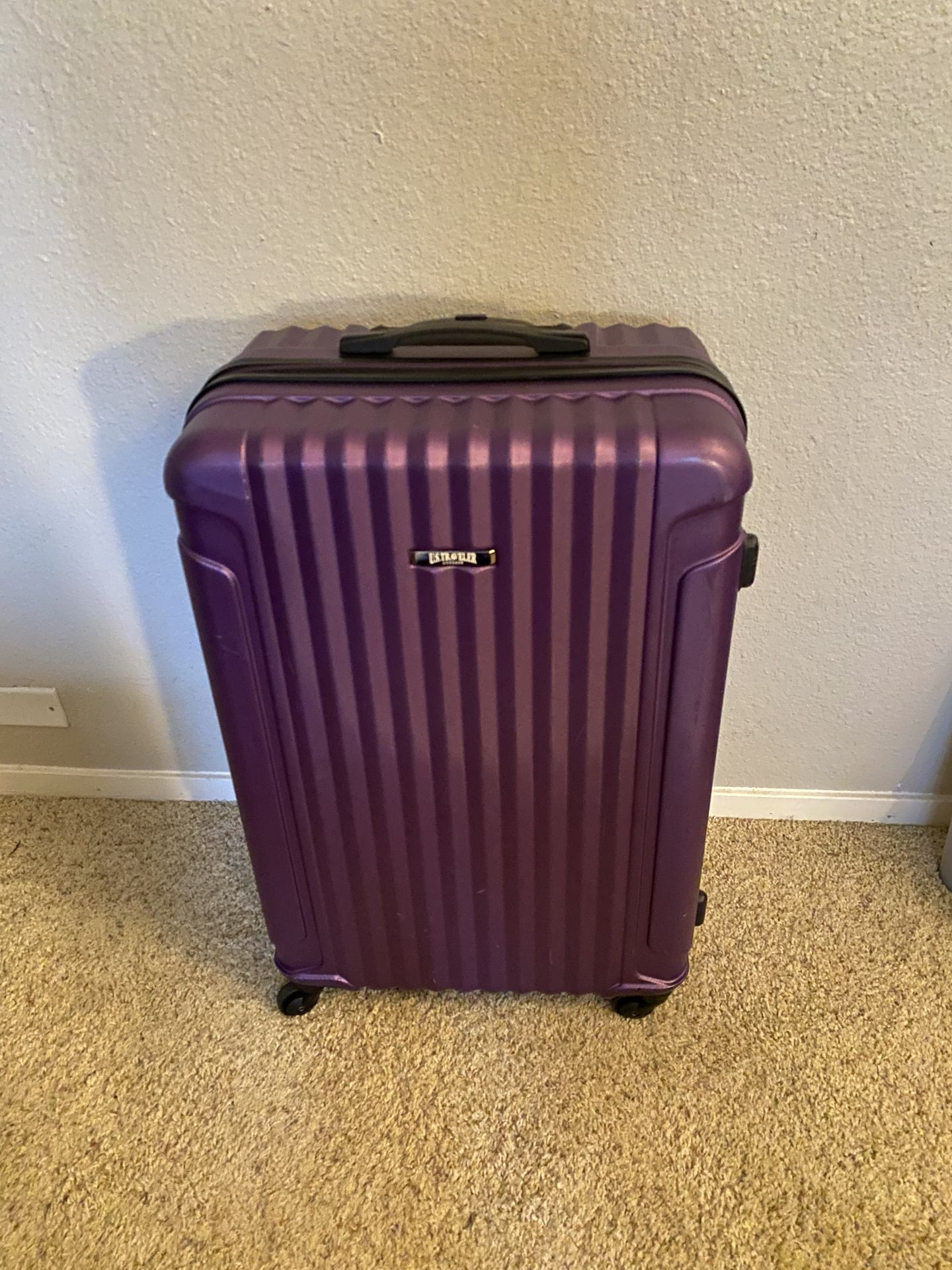 Purple Hardshell Luggage