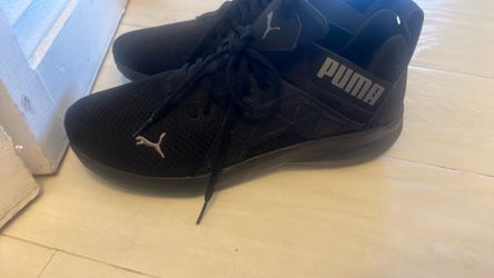 Black SOFT ride Puma Sneakers Running Shoes Men Size 11 DD6203-004