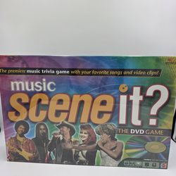 Music Scene It The DVD Game The Premiere Music Trivia Board Game NEW SEALED