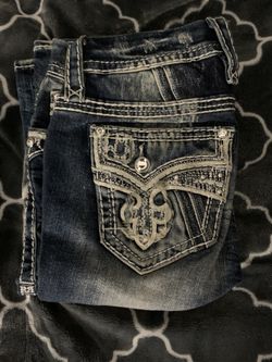 Rock Revival Low Rise Boot Stretch Jean Size 26