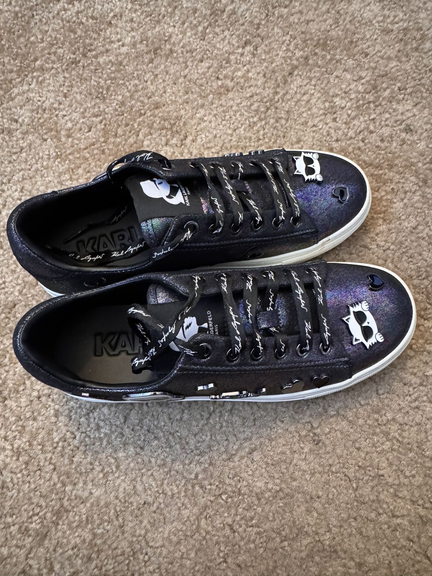 Karl Lagerfeld CATE PINS LACE UP SNEAKER