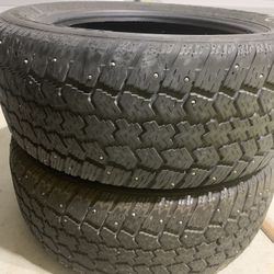 2 Studded Tires  Mastercraft Glacier-Grip II   205/55/R16