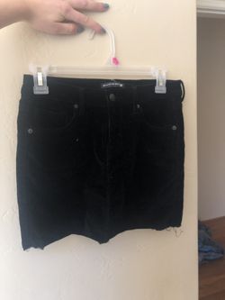 Brandy Melville black corduroy skirt